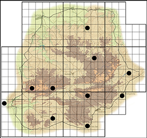 Cigaritis natalensis Waterberg distribution